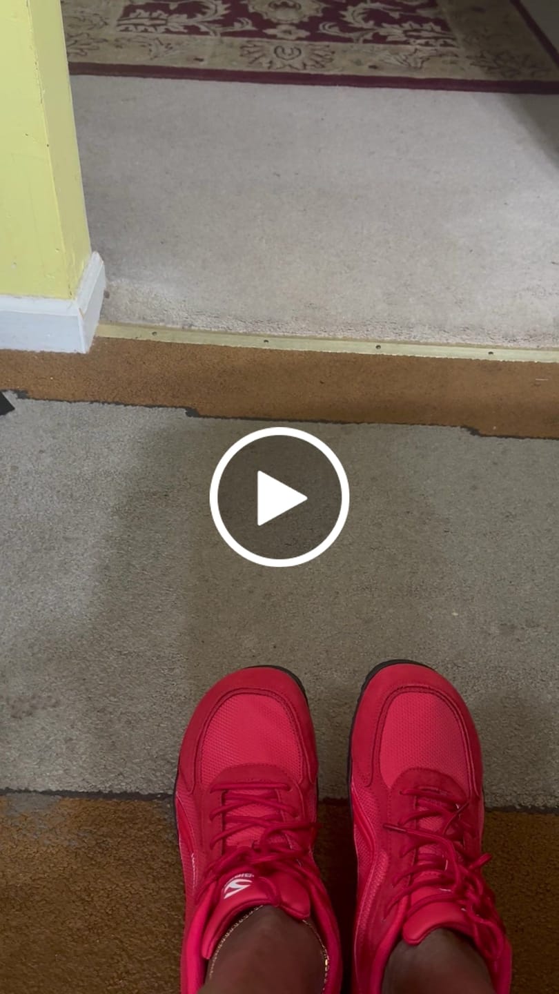 Customer video review of Aurora - Wide Toe Sneakers