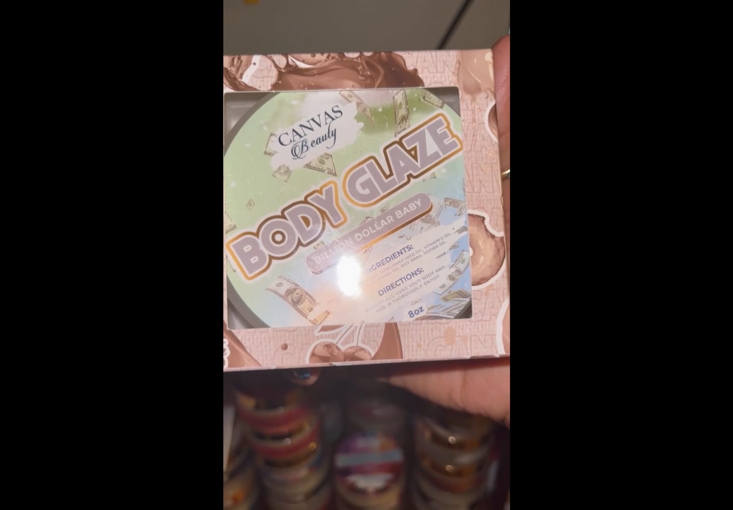 Customer photo review of BODY GLAZE: BILLION DOLLAR BABY