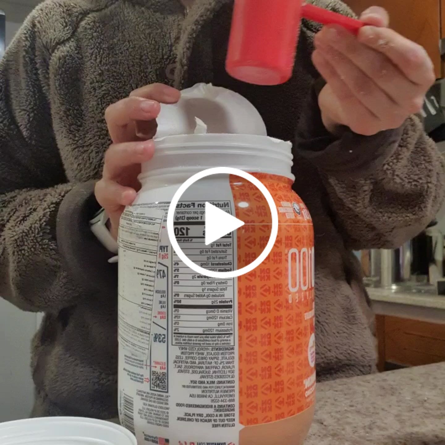 Customer video review of Iso 100 1,4 lbs - Versión limitada Dunkin