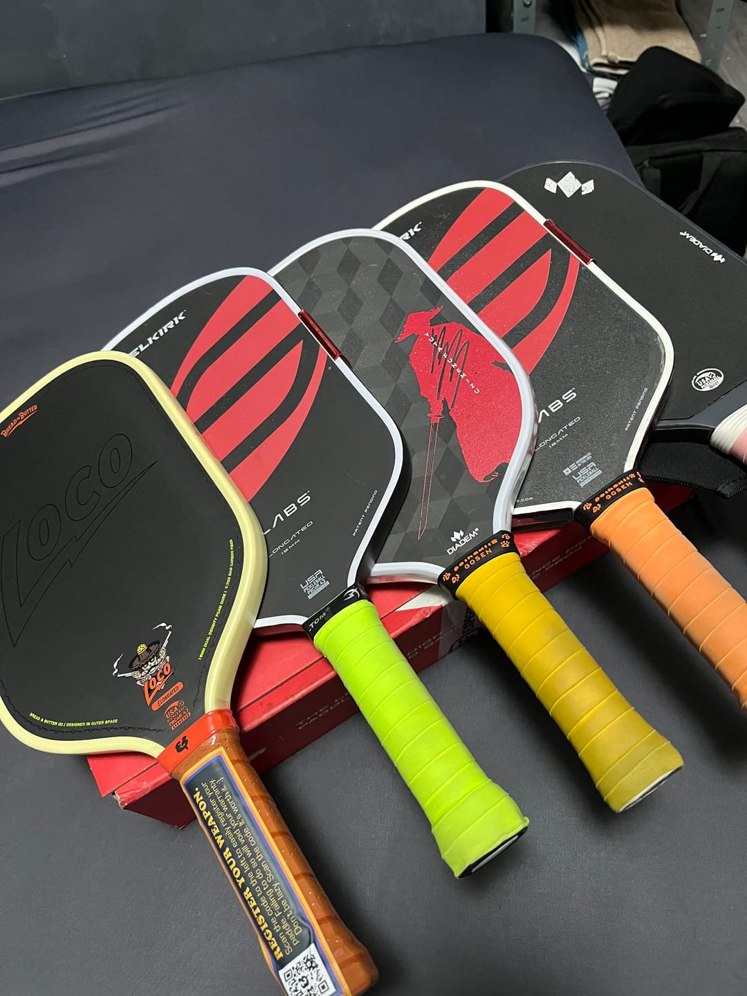Customer photo review of The Loco 16mm Pickleball Paddle Elongated