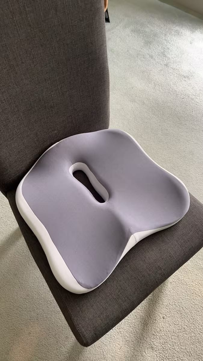 Customer photo review of Coussin Confort Absolu- le coussin ergonomique.