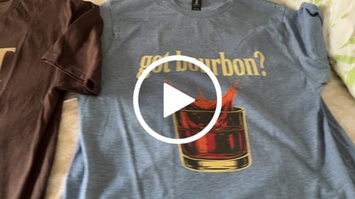 Customer video review of got bourbon? T-Shirt