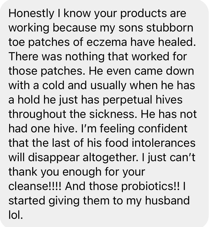 Customer photo review of The ōnlē Gut Rebalance Method