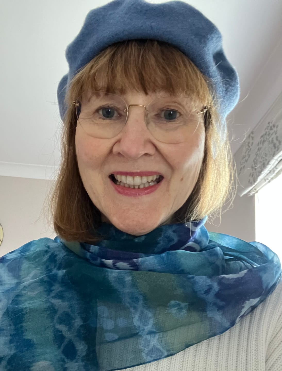 Customer photo review of Unisex Beret Merino Wool Classic Fit