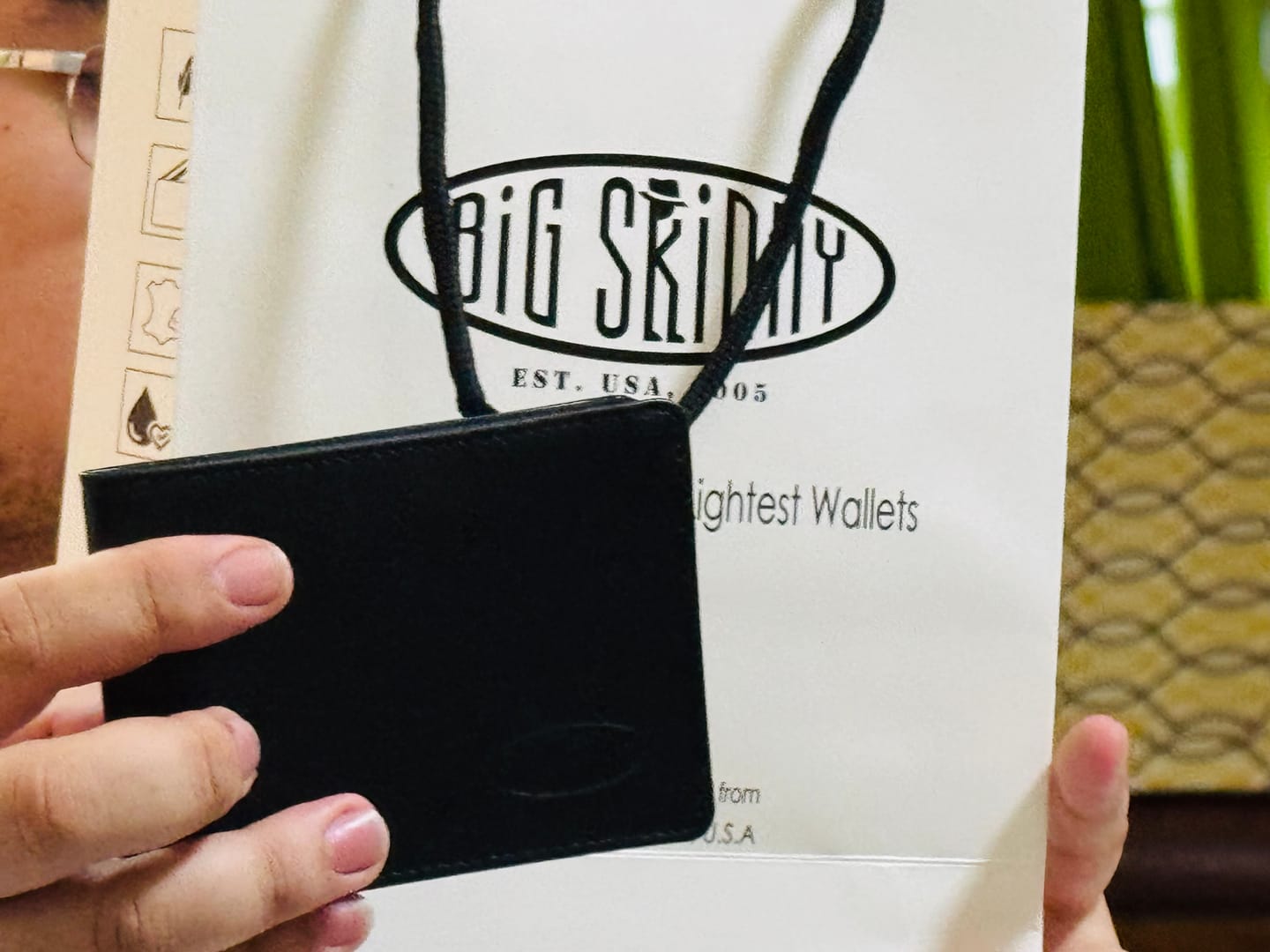 Customer photo review of RFID Leather Multi Bi-fold Black