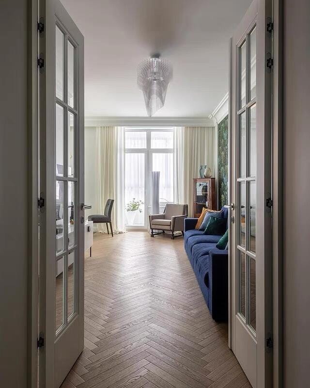Customer photo review of Gold Acrylic Fringe Pendant Light, Chandelier, Integrated LED