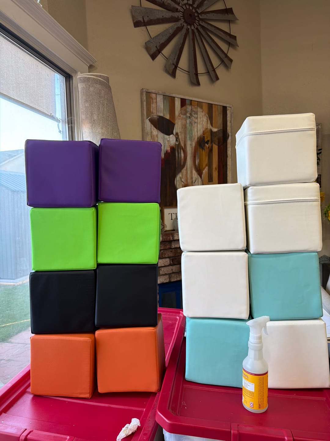 Customer photo review of Soft Play 8- Cubes 8´´