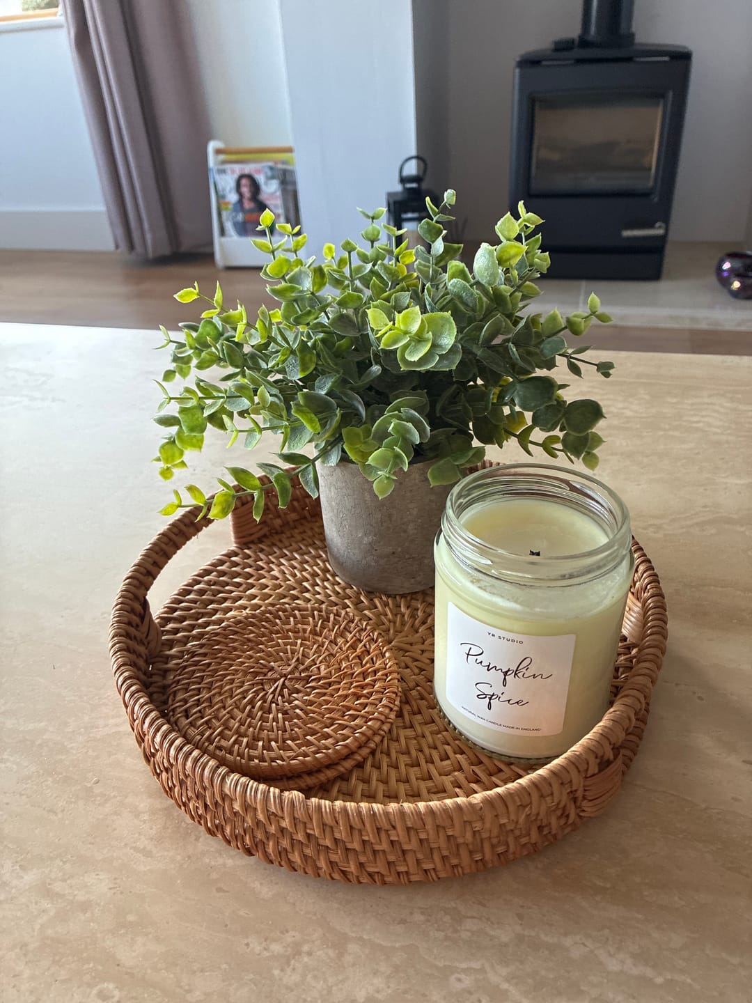 Customer photo review of Pumpkin Spice Candle