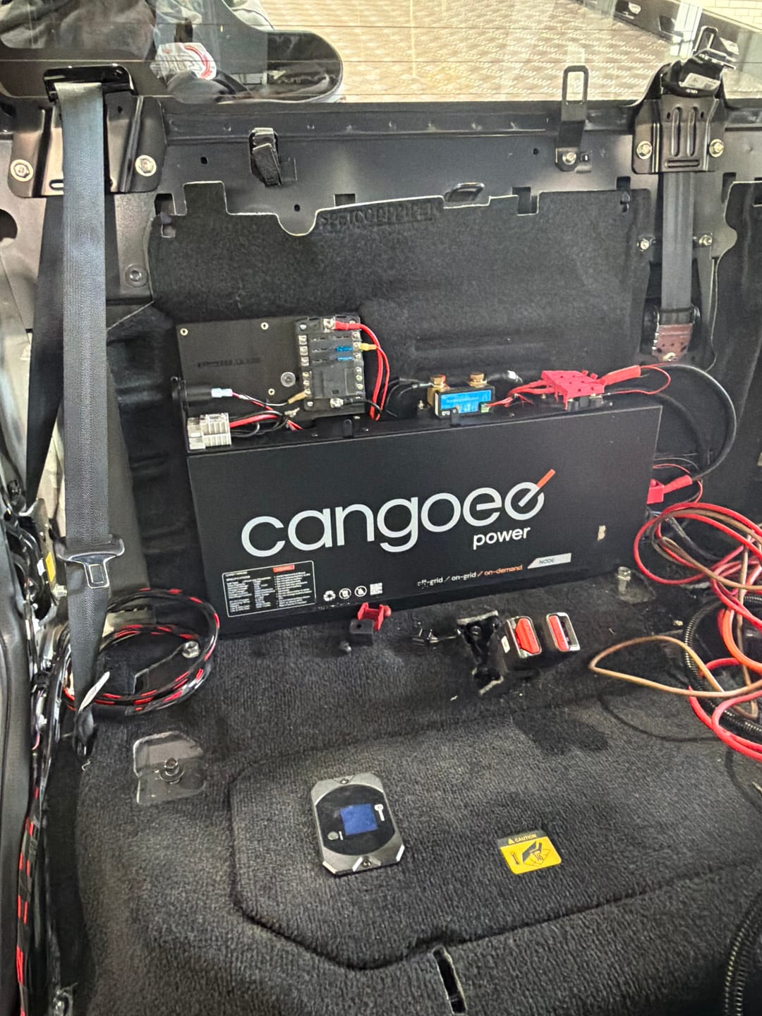 Customer photo review of Isuzu Dmax/Mazda BT50 110Ah Lithium Behind Seat DIY Dual Battery Kit