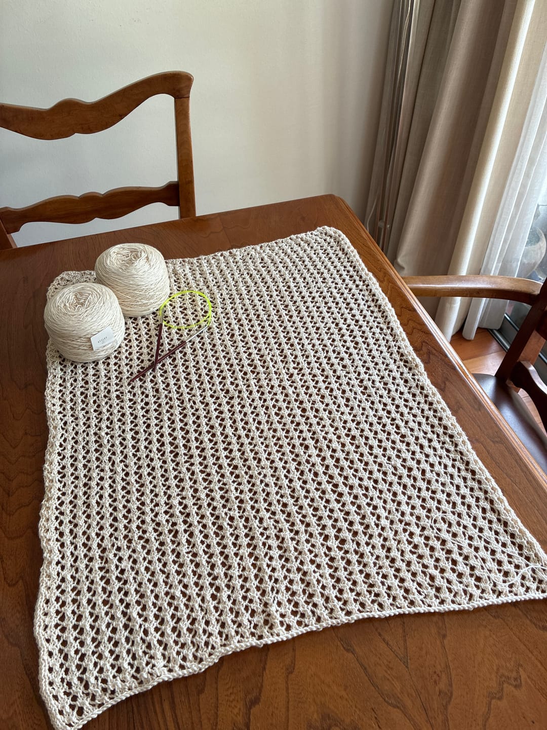 Customer photo review of Algodón pima bambú fingering crudo CR