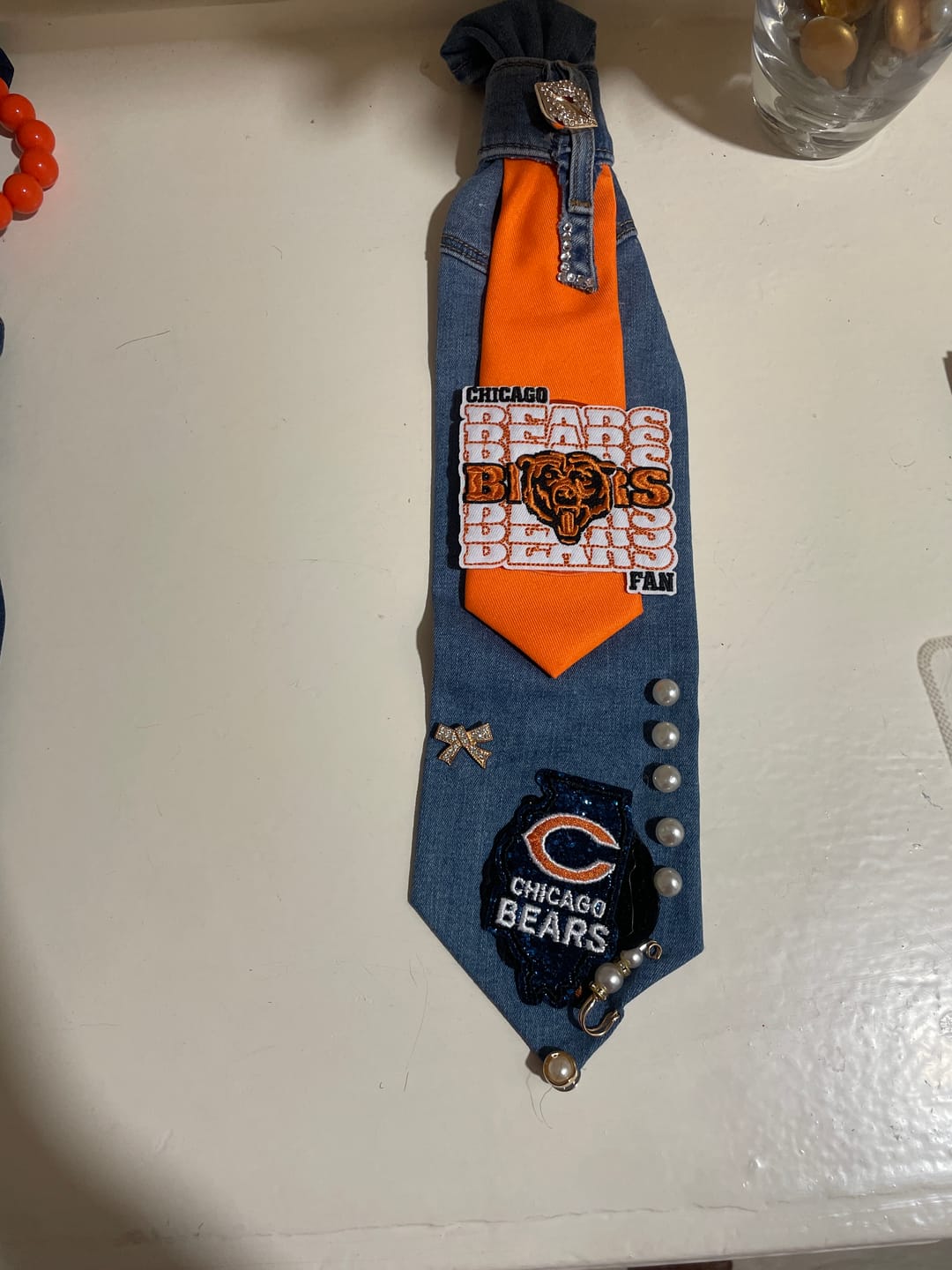 Customer photo review of Chicago Bears NFL Football Small Patches -2