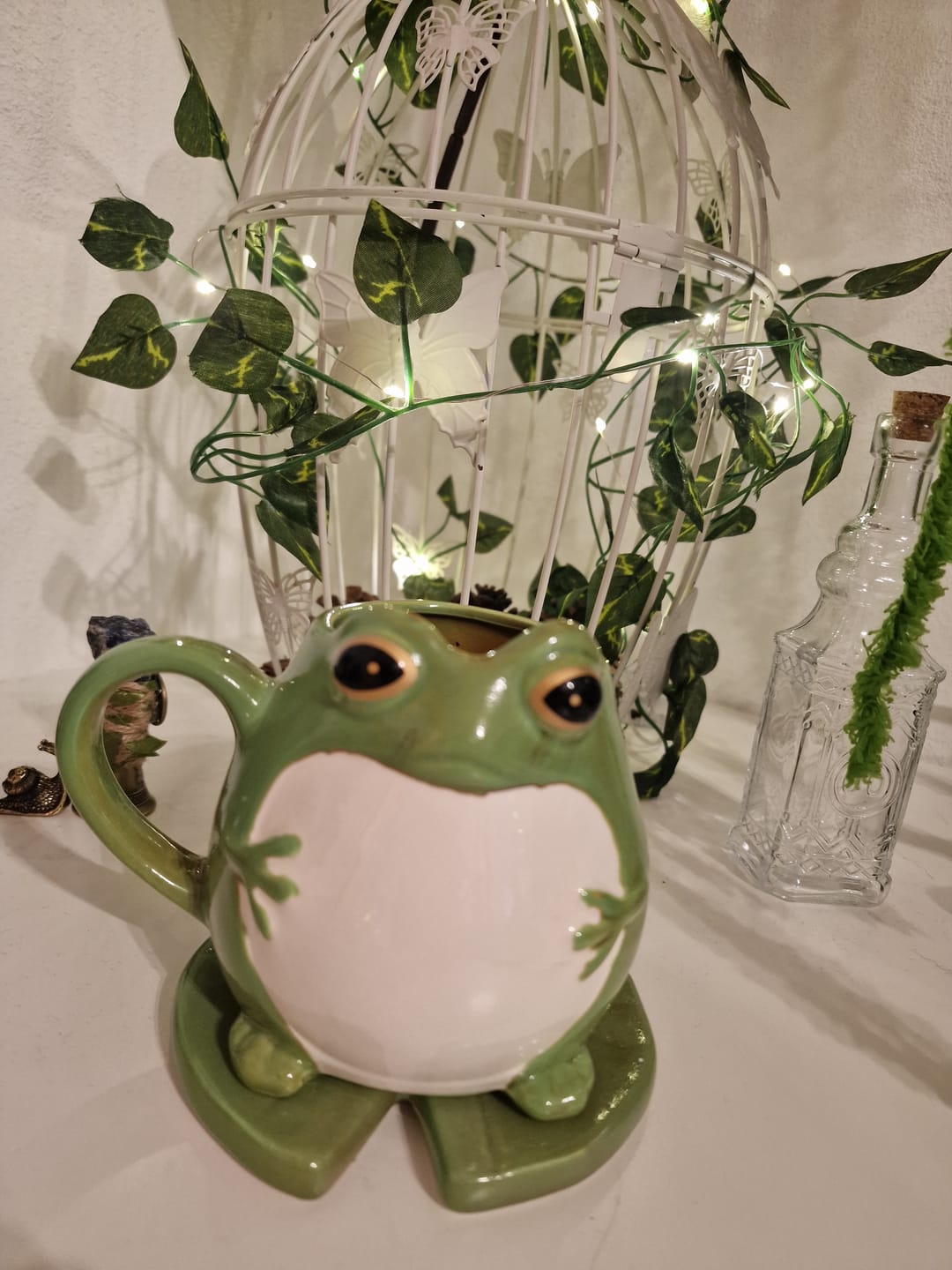 Customer photo review of Frosch-Tasse auf Seerosenblatt