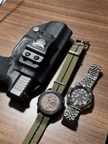Customer photo review of Five Eye Nylon Watch Strap - Stripe