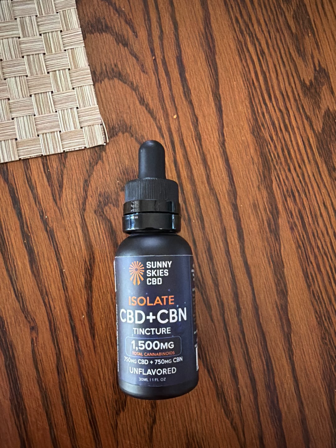 Customer photo review of CBN Grape Flavored PM Tincture