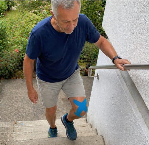 Customer photo review of TAPEX™ Kniegelenk inkl. Löse Spray (60ml)