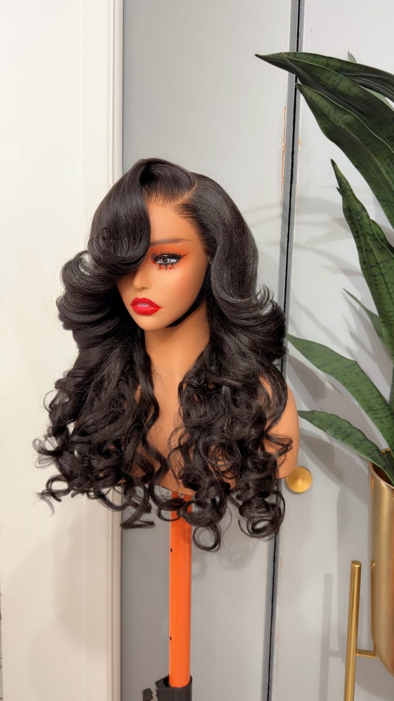 Customer photo review of Sensationnel Cloud 9 Glueless What Lace Swiss 13x6 HD Lace Front Wig - LATISHA