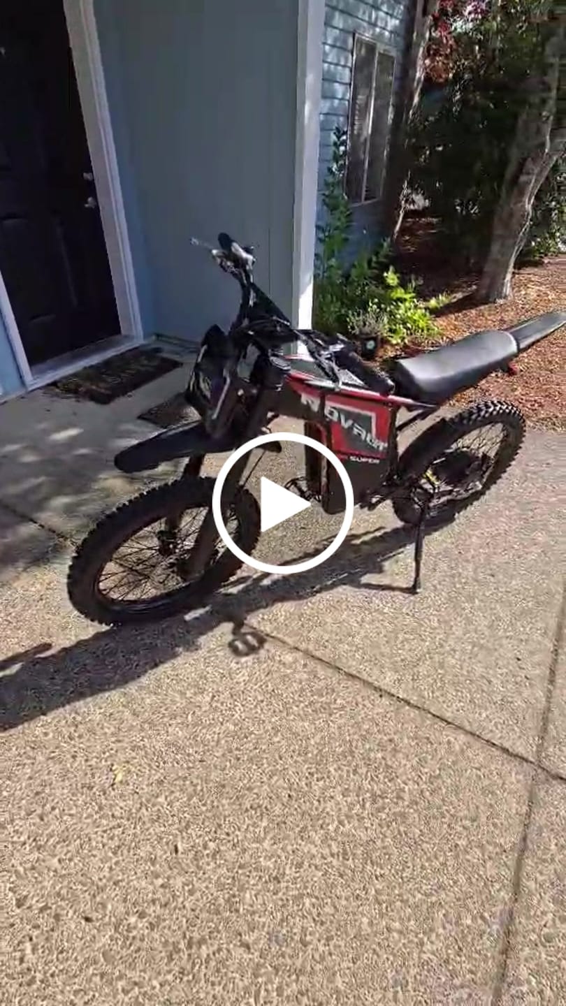 Customer video review of Eskute® NOVA 01 Long Range Electric Dirt Bike