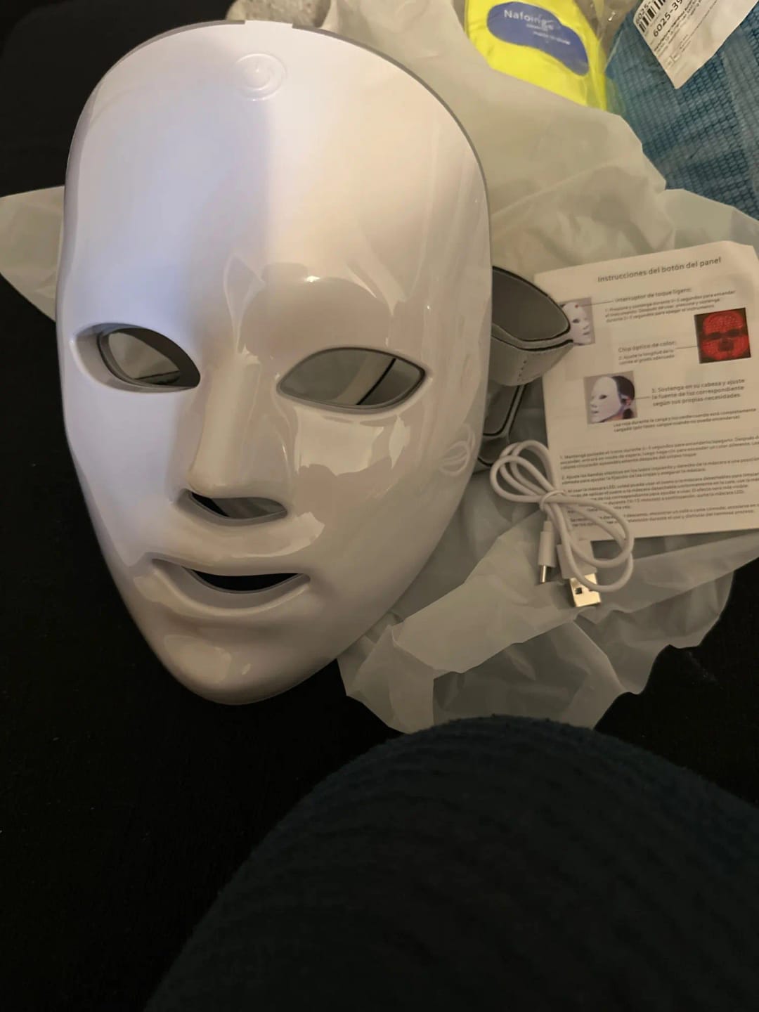 Customer photo review of NYSTOX LED MASK