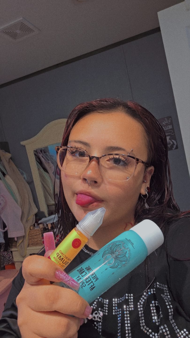 Customer photo review of Piercing Bump Recovery Duo