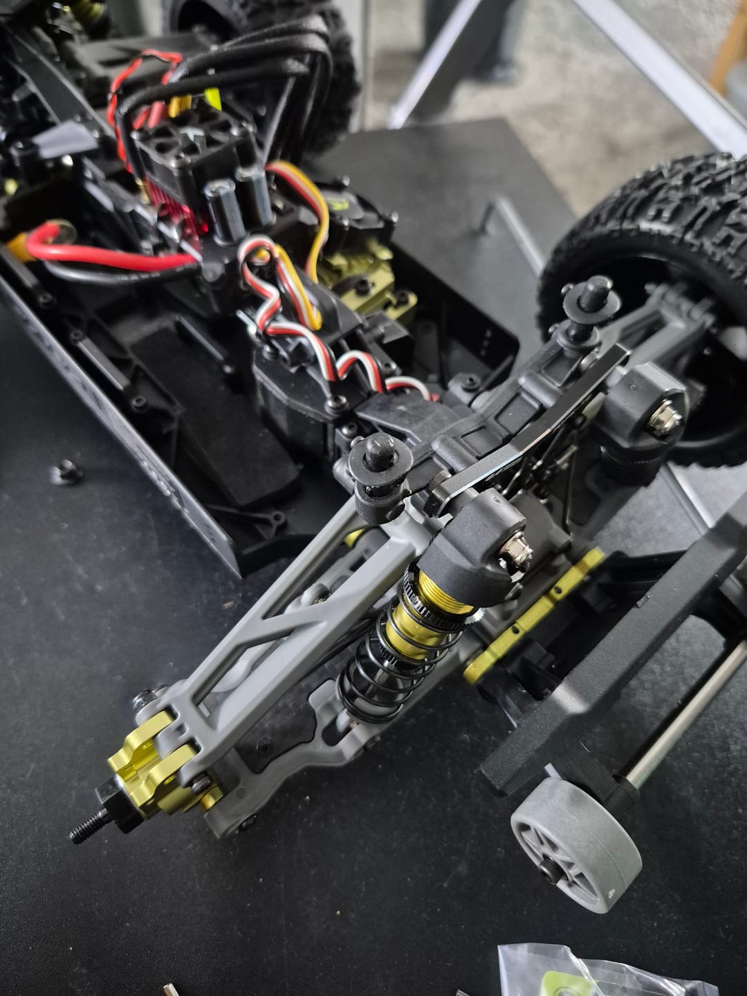 Customer photo review of Aluminum Front Steering Hub For RZ001 and XTS-F10