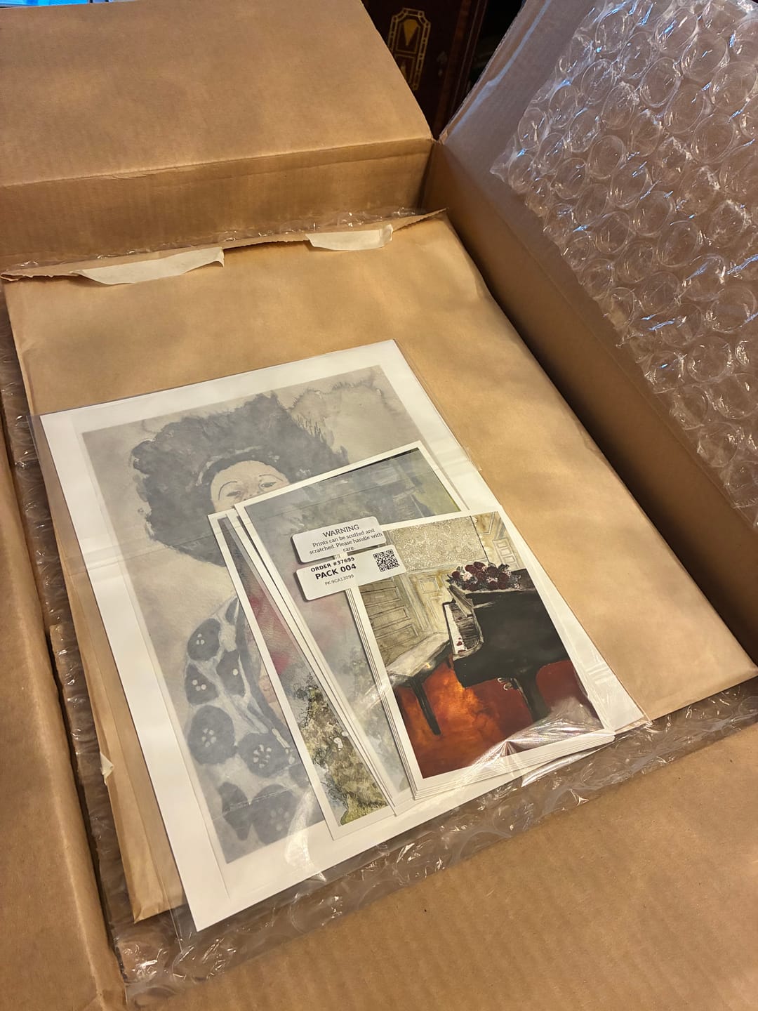 Customer photo review of Giclee Fine Art Prints - Cold Press Bright / 1-Inch Border - 10x15