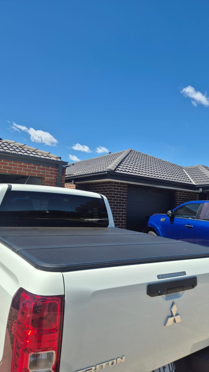 Customer photo review of Mitsubishi Triton MV Hard Lid 2024+ | Tri-Fold Tonneau Cover