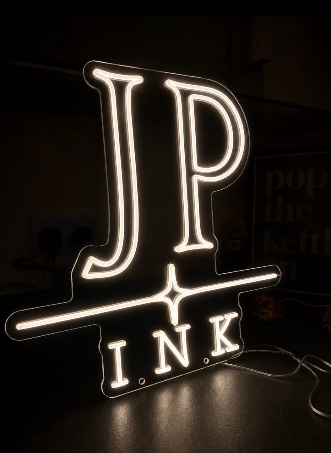 Customer photo review of Custom Sign: JP INK