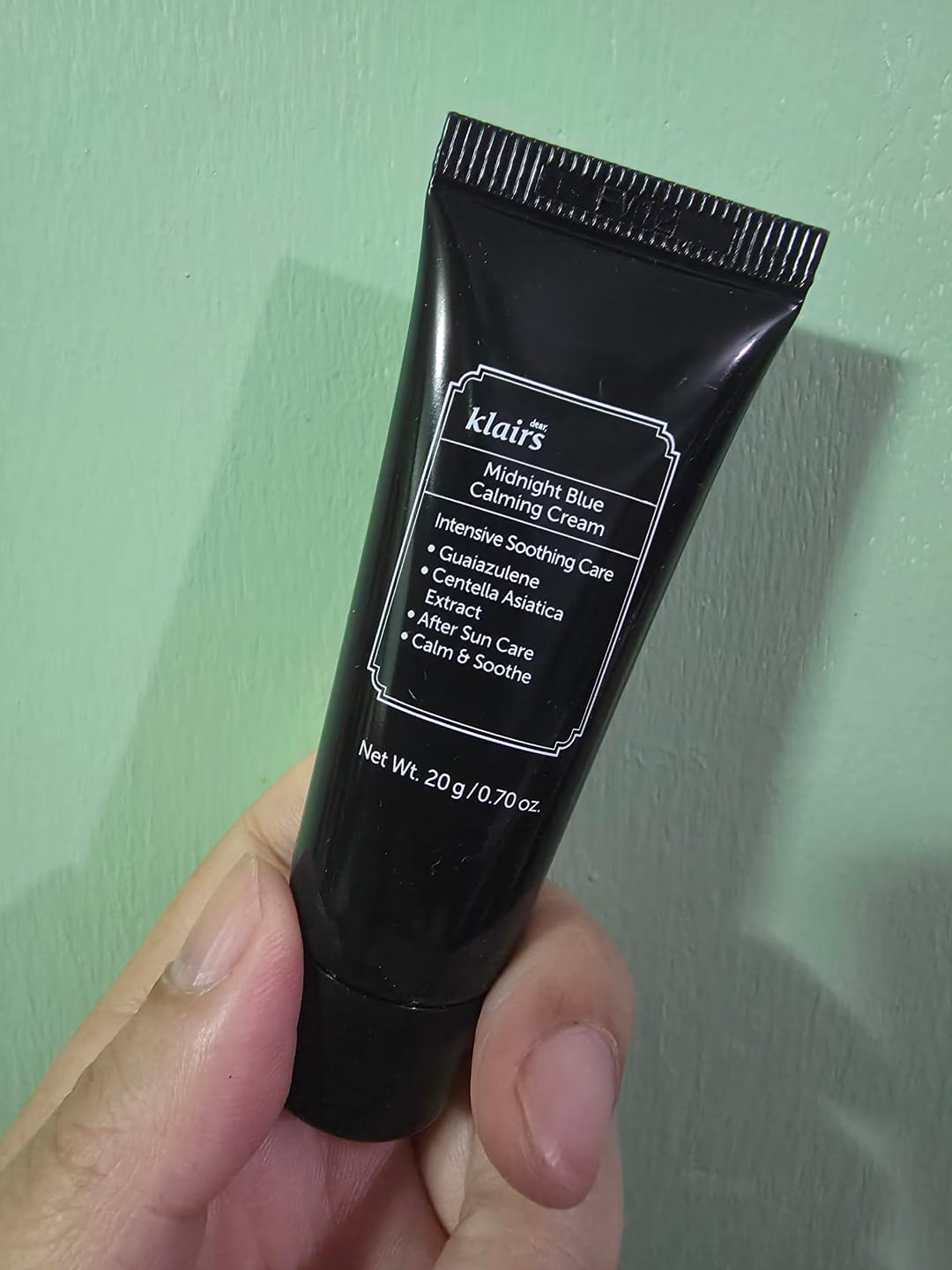 Customer photo review of Midnight Blue Calming Cream