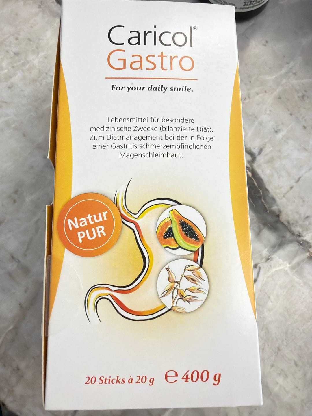 Customer photo review of 卡麗蔻胃寶 Caricol Gastro 木瓜酵素腸胃保養濃縮液 20 包裝 400g