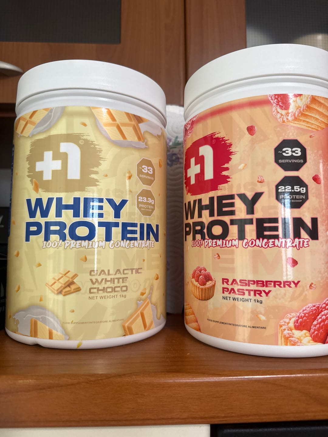 Customer photo review of +1© PREMIUM WHEY PROTEIN (1000g)