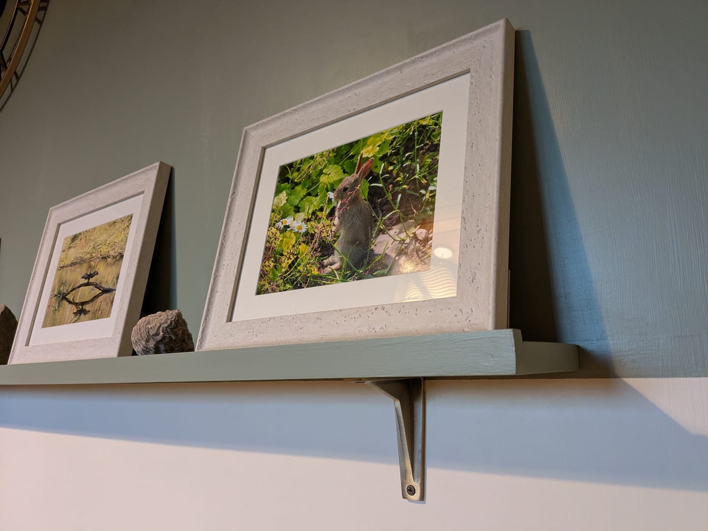 Customer photo review of Heritage Shelf Bracket | Aged Brushed Brass