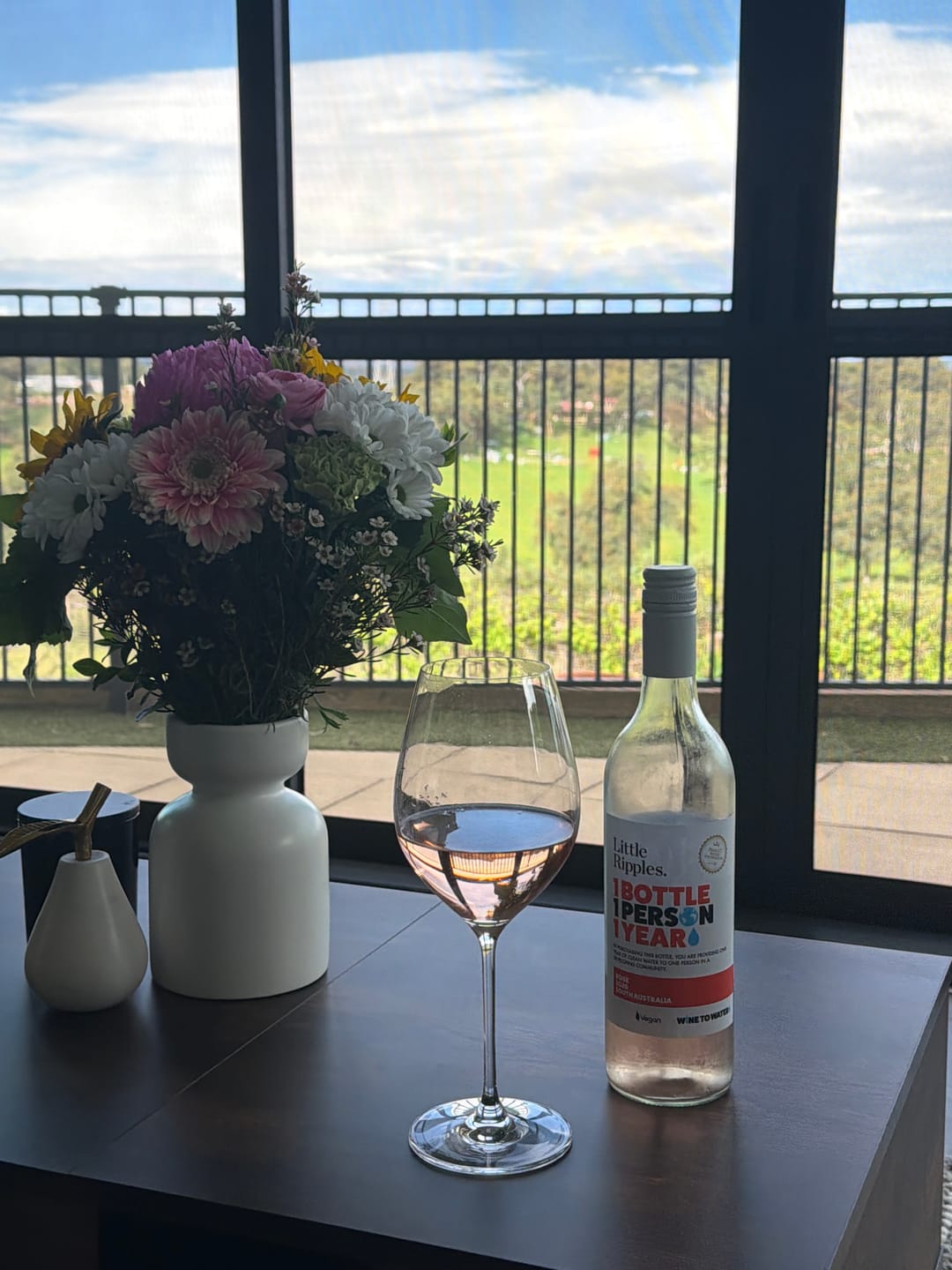 Customer photo review of Zero Sugar Rosé – Vegan Australian Wine | Single Bottle