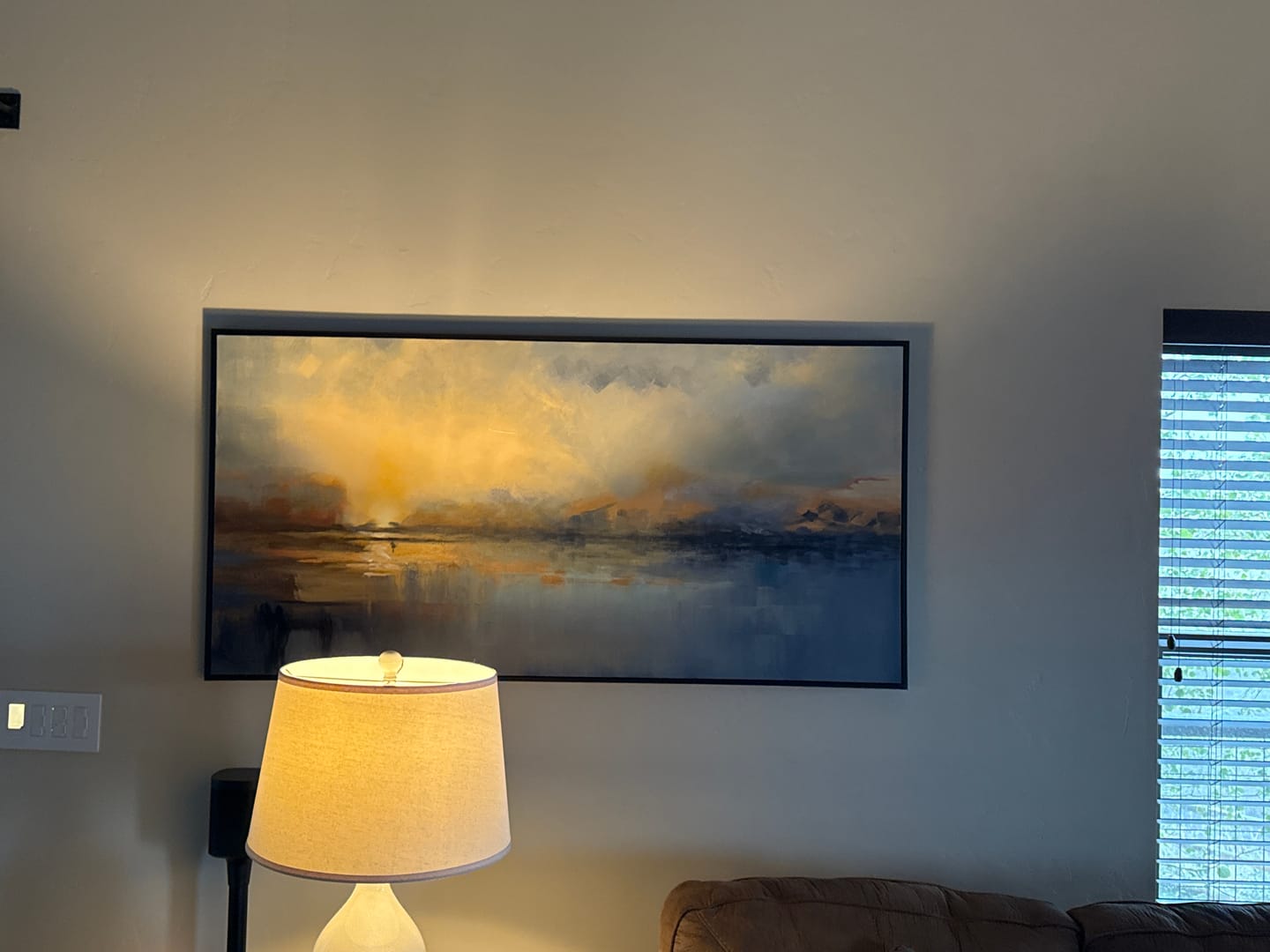Customer photo review of Abstract Painting Canvas #AP193