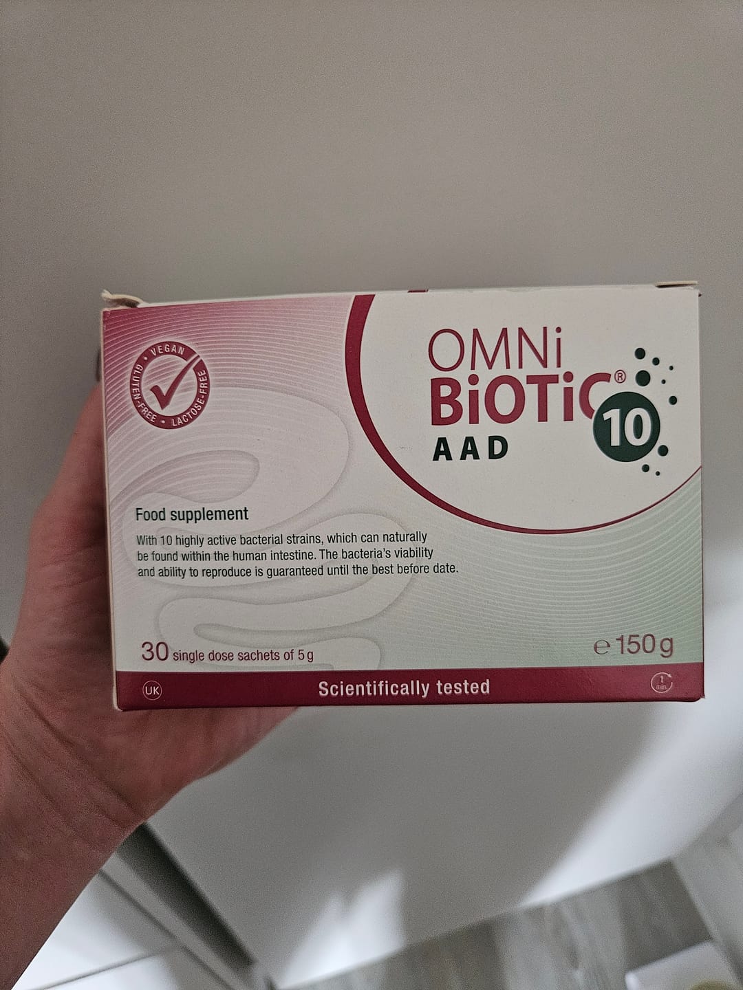 Customer photo review of OMNi-BiOTiC® 10 AAD UK