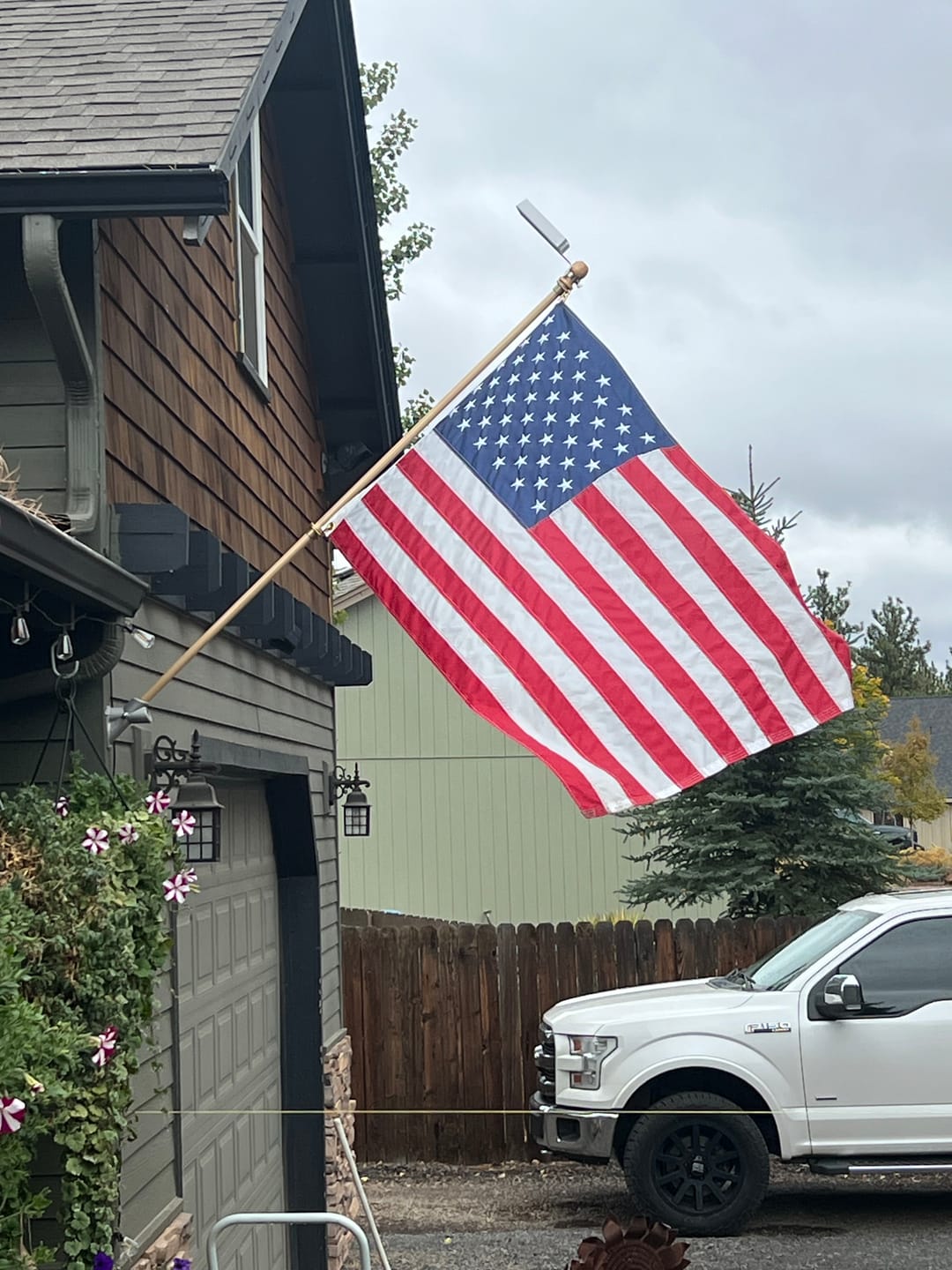 Customer photo review of 3' x 5' American Flag Set