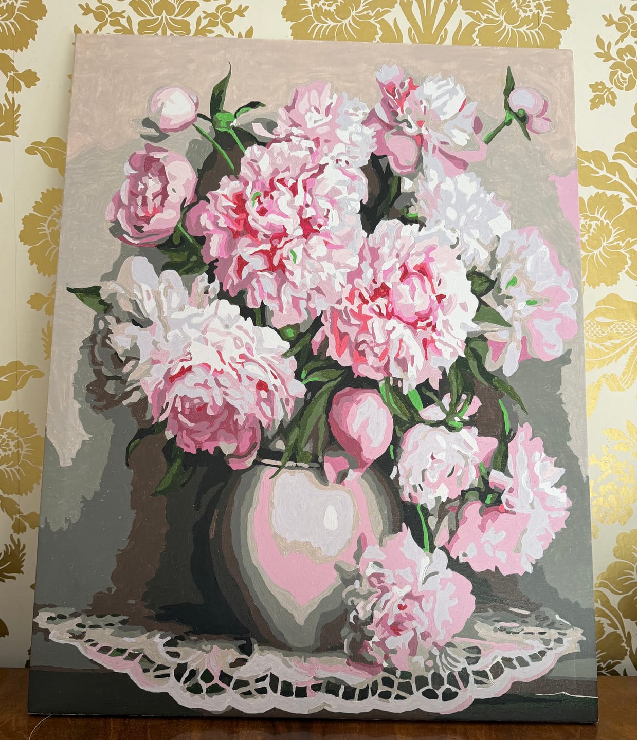 Customer photo review of Vase de Pivoines