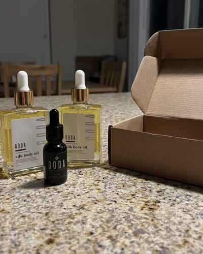 Customer photo review of Goda® Silk Body Oil