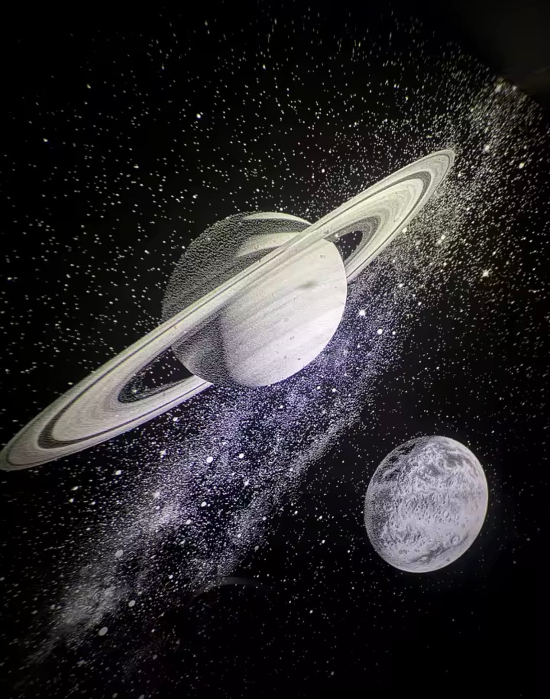 Customer photo review of Lunara -  Lass den Stress nicht bis ins Bett, sondern verschwinde unter deinem eigenen Sternenhimmel