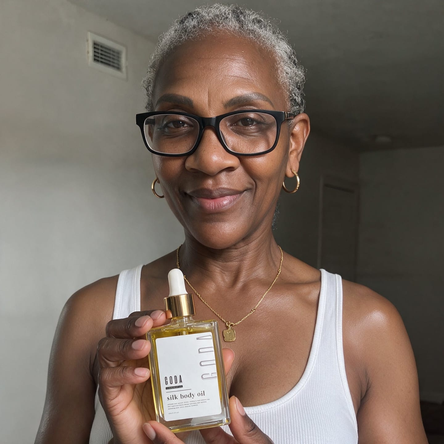 Customer photo review of Goda® Silk Body Oil