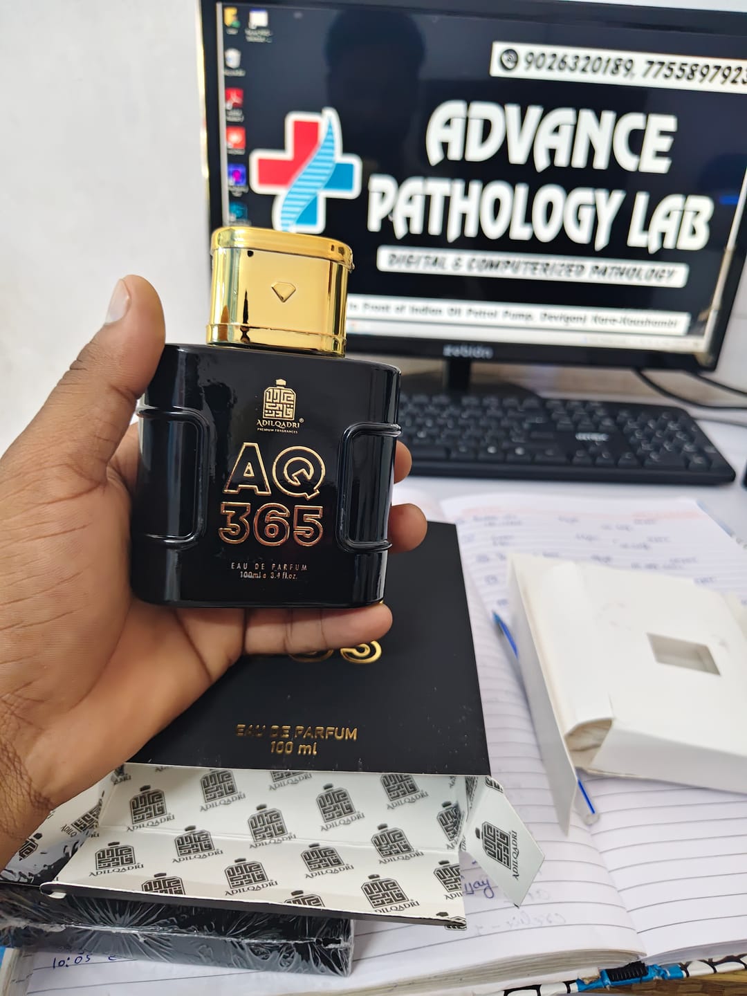 Customer photo review of Pack of 2 AQ 365 Perfume Spray 100 Ml Each