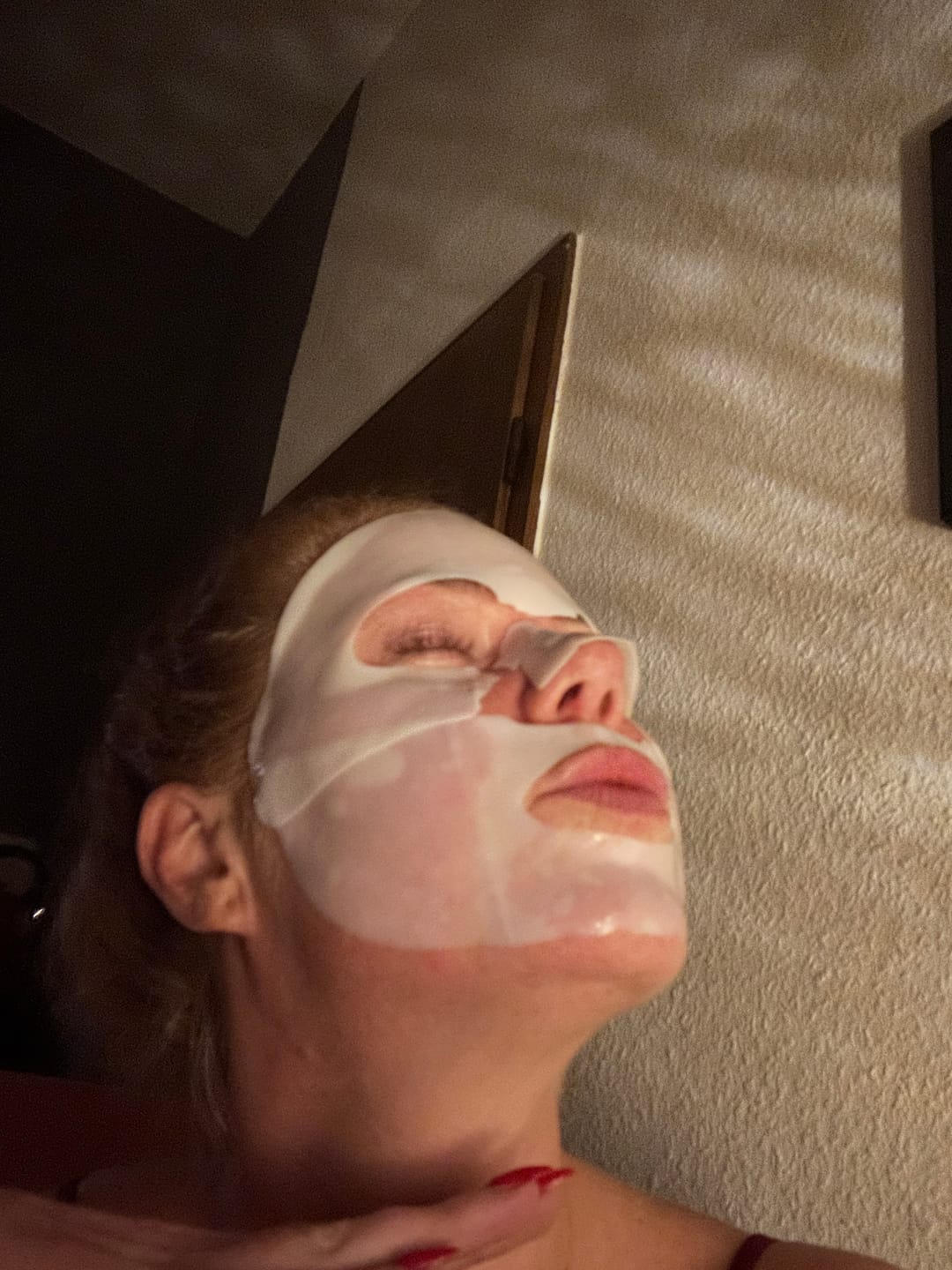Customer photo review of Glassskinmask® - 3er Pack - Hydrogel Gesichtsmaske für strahlende Haut