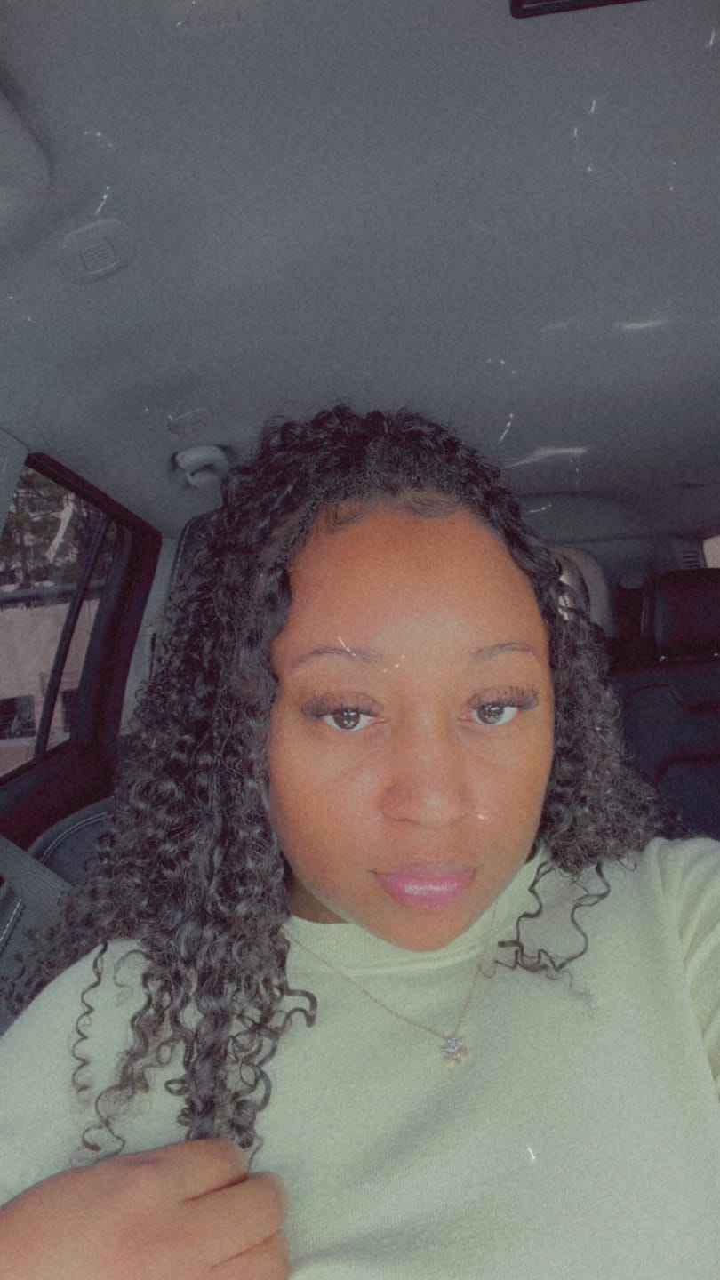 Customer photo review of Ywigs Burmese Water Curly Human Crochet Hair