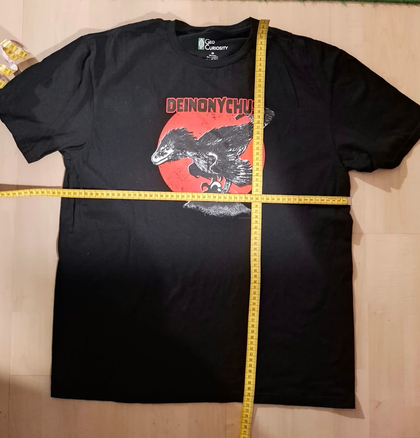Customer photo review of Deinonychus Swift Raptor T-Shirt