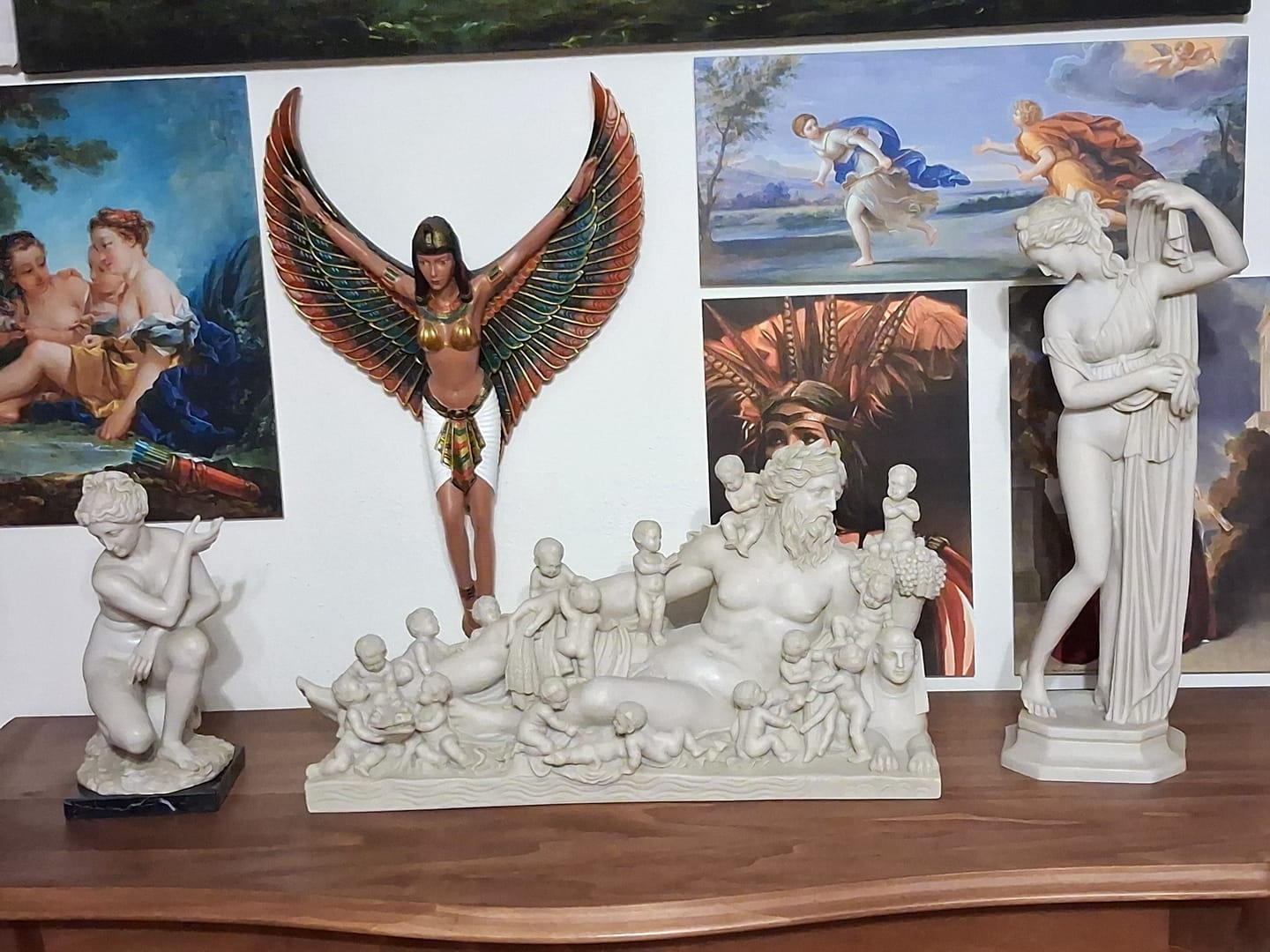 Customer photo review of Scultura del Dio Nilo in marmo
