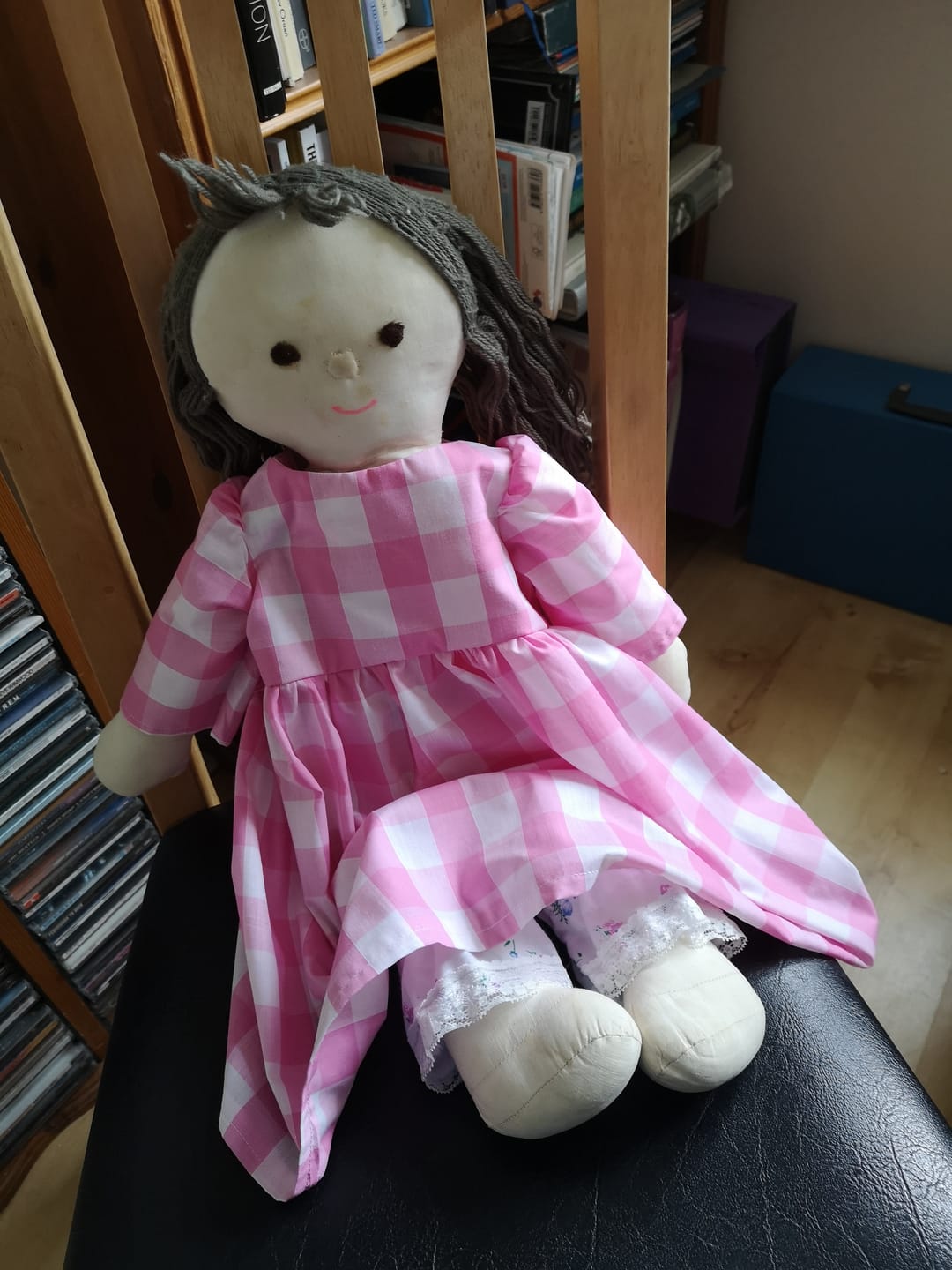 Customer photo review of Special Offer Large Gingham Polycotton Fabric