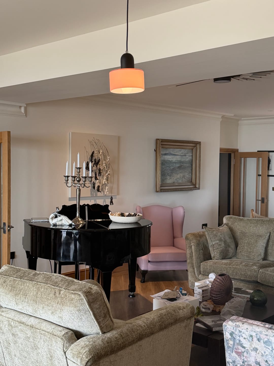 Customer photo review of Creative Bauhaus Pendant Light