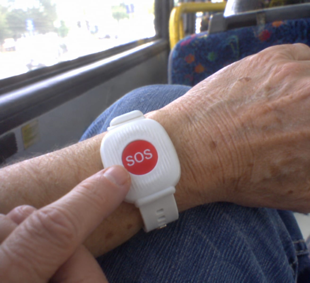 Customer photo review of Wearable SOS Button
