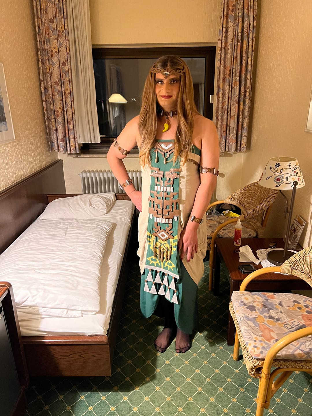 Customer photo review of The Legend of Zelda Prinzessin Kostüm Set Cosplay Halloween Karneval Outfits