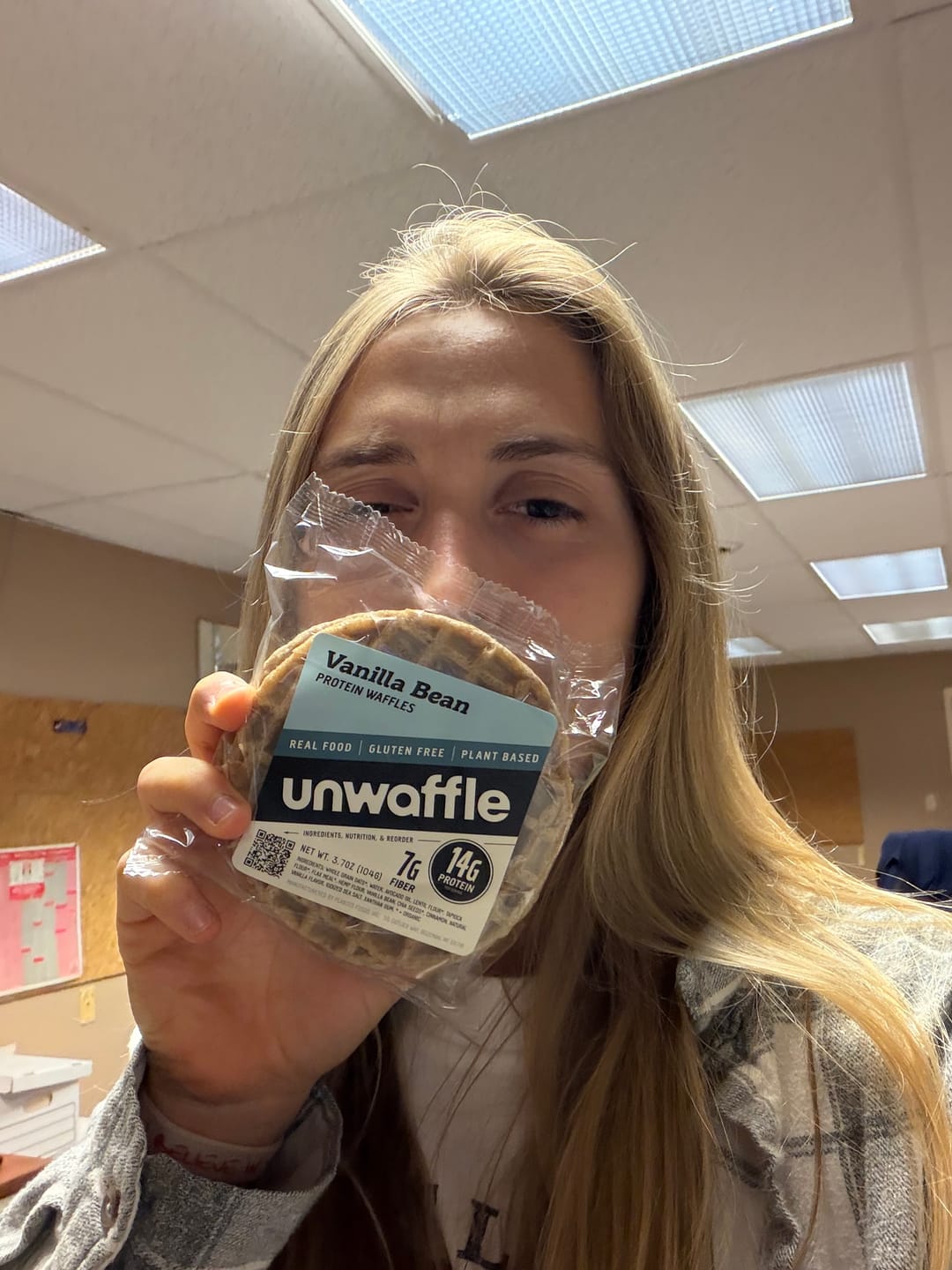 Customer photo review of Vanilla Bean Waffles
