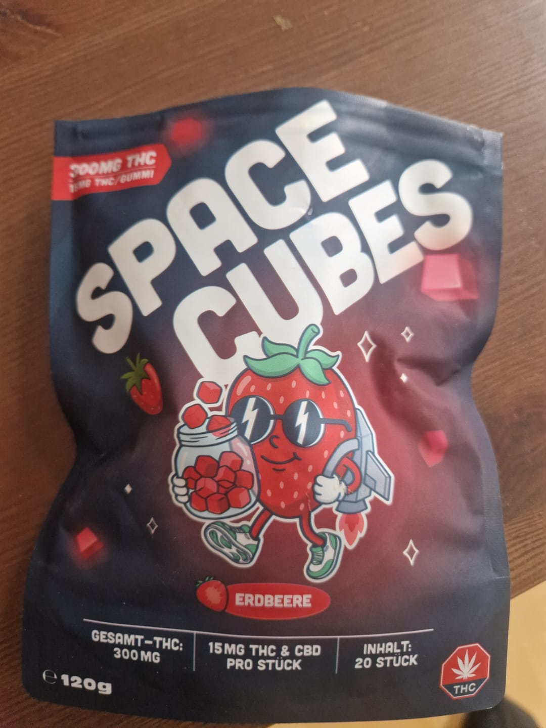 Customer photo review of THC Space Cubes 750mg